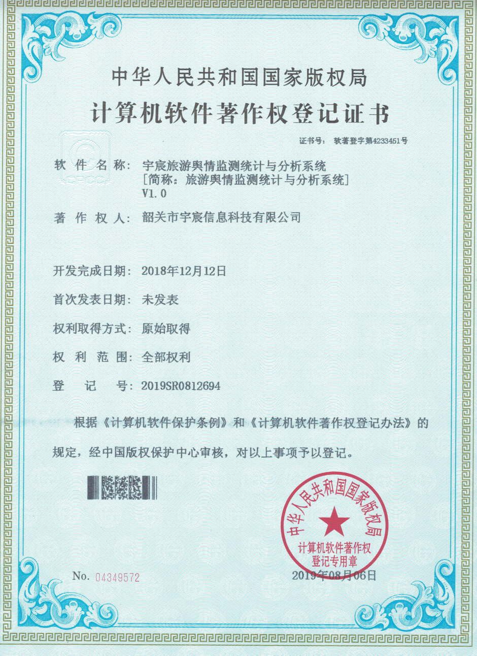 旅游舆情监测统计与分析系统